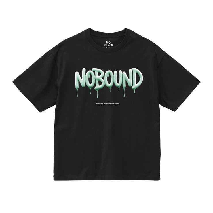 ブラック | NOBOUND（ノーバウンド） 半袖Tシャツ メンズ | printrium