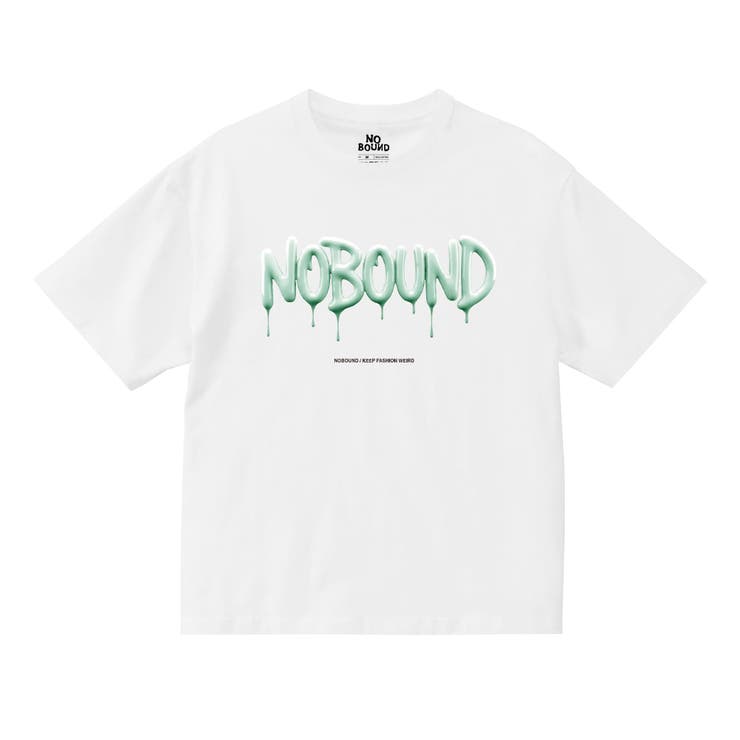 ホワイト | NOBOUND（ノーバウンド） 半袖Tシャツ メンズ | printrium