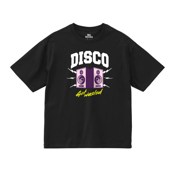 ブラック | NOBOUND（ノーバウンド） 半袖Tシャツ メンズ | printrium