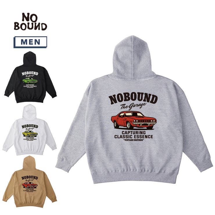 NOBOUND（ノーバウンド） プルパーカー メンズ | printrium | 詳細画像1 