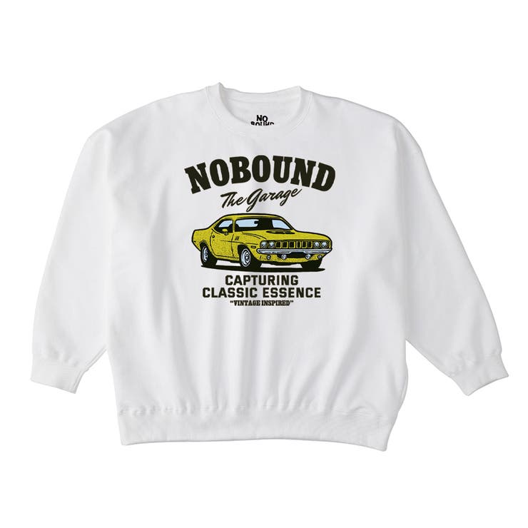 ホワイト | NOBOUND（ノーバウンド） トレーナー メンズ | printrium