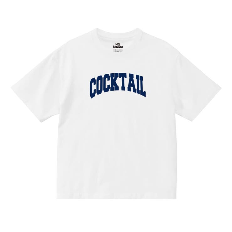 ホワイト | NOBOUND 半袖Tシャツ COCKTAIL | printrium