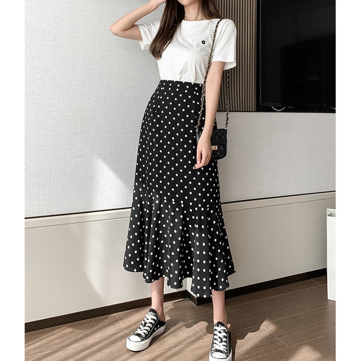 ドット柄マーメイドラインスカート 品番 Pvbw Privatebeach プライベートビーチ のレディースファッション通販 Shoplist ショップリスト