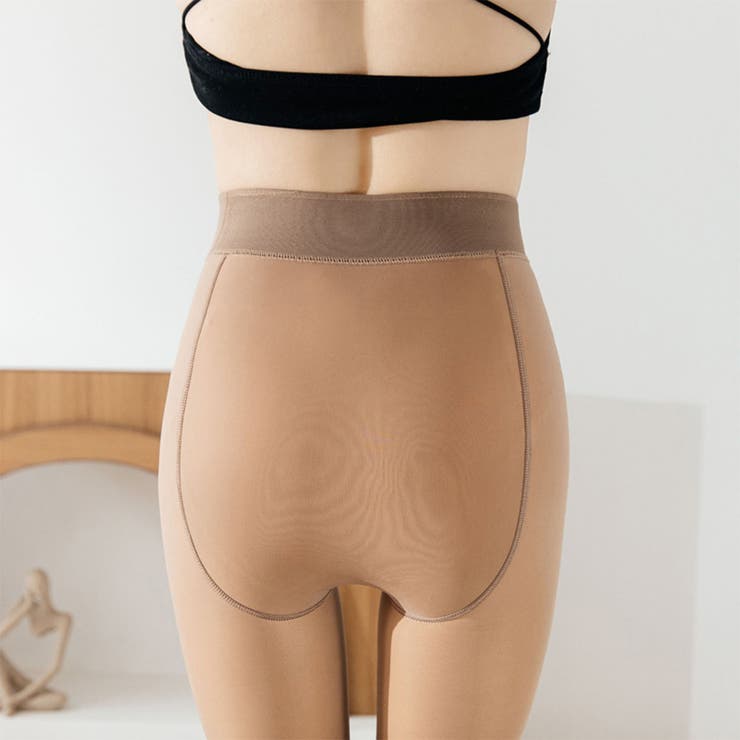 【2TYPEから選べるストッキングorトレンカ】裏起毛フェイクタイツ | privatebeach | 詳細画像12 