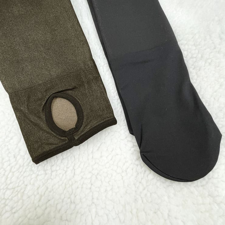 【2TYPEから選べるストッキングorトレンカ】裏起毛フェイクタイツ | privatebeach | 詳細画像4 