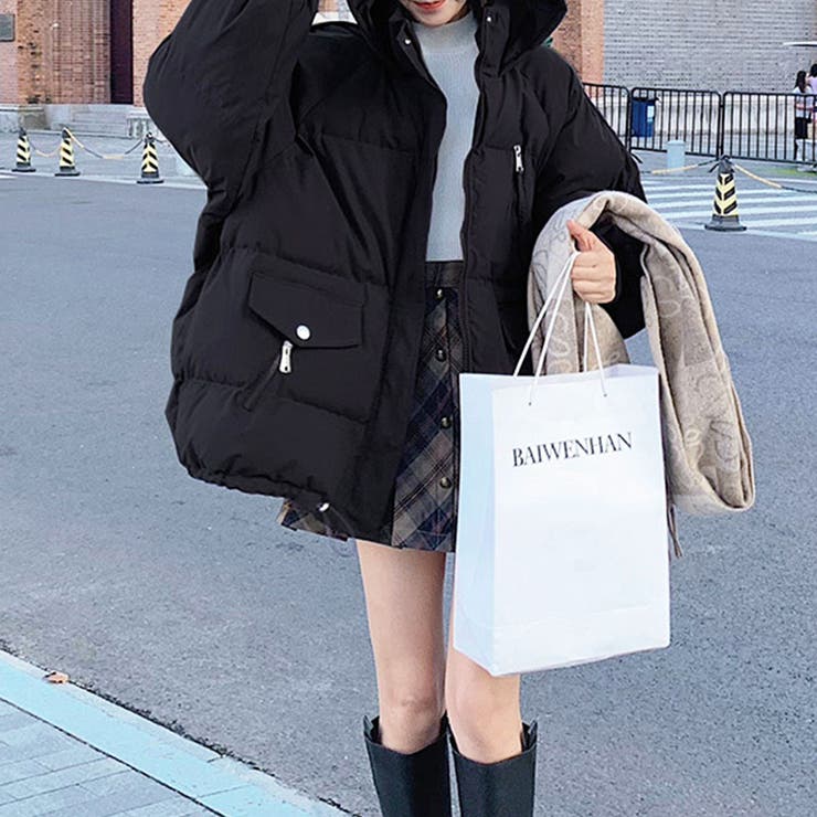 春の注目♡リバーシブルオーバーサイズブルゾン フード付きデートにも最適 春の注目♡リバーシブルオーバーサイズブルゾン フード付き