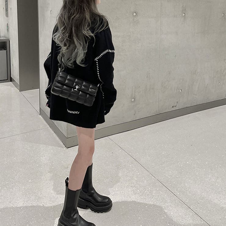 ステッチデザインオーバーサイズニットカーディガン | privatebeach | 詳細画像6 