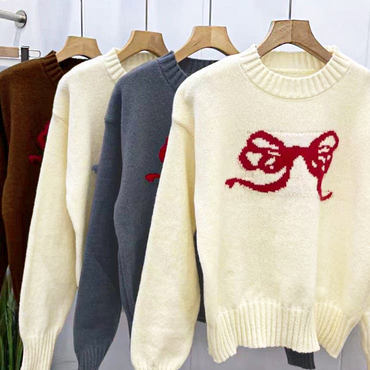 リボン柄ニットトップス | privatebeach | 詳細画像19 