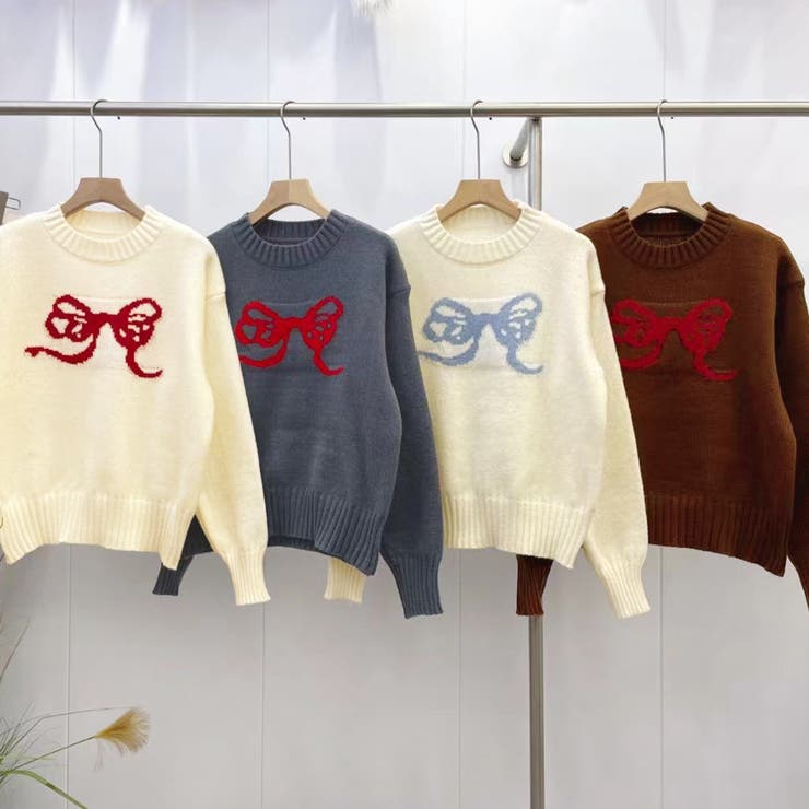 リボン柄ニットトップス | privatebeach | 詳細画像20 