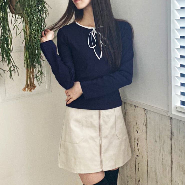 フェイクレイヤードリボン使いトップス | privatebeach | 詳細画像14 