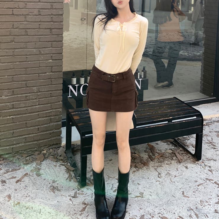 フェイクレイヤードリボン使いトップス | privatebeach | 詳細画像7 