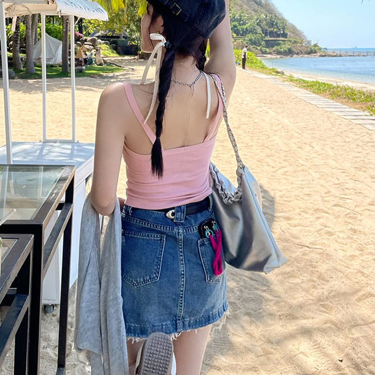 カップ付きリブキャミソール | privatebeach | 詳細画像10 