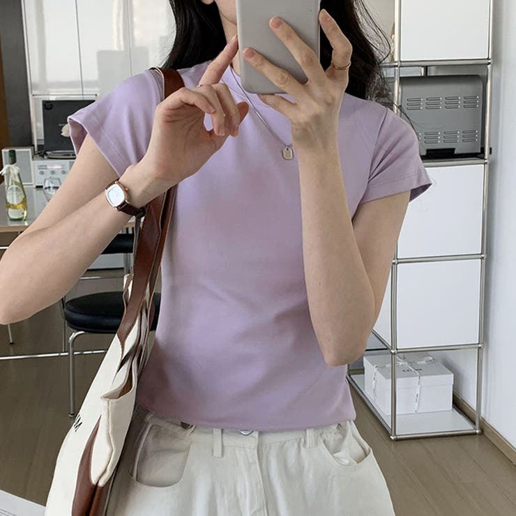 ベーシックコットンストレッチTシャツ | privatebeach | 詳細画像17