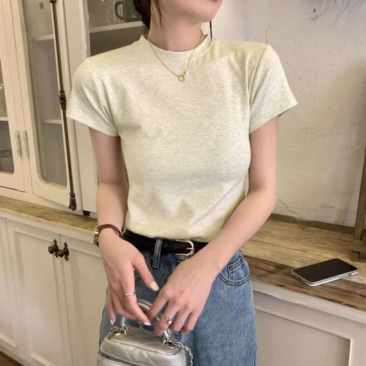 ベーシックコットンストレッチTシャツ | privatebeach | 詳細画像5