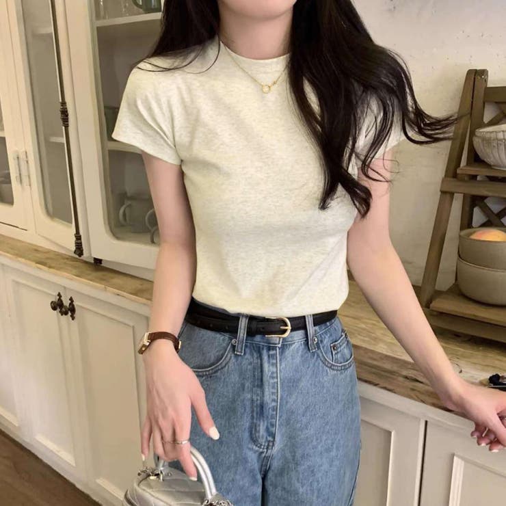 ベーシックコットンストレッチTシャツ | privatebeach | 詳細画像6