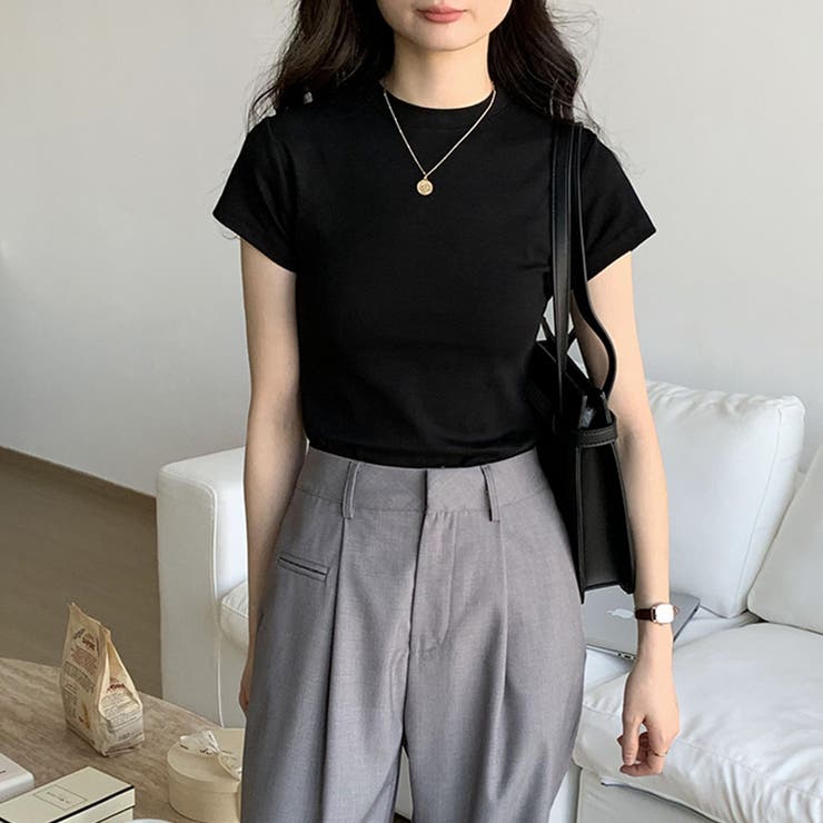 ベーシックコットンストレッチTシャツ | privatebeach | 詳細画像8