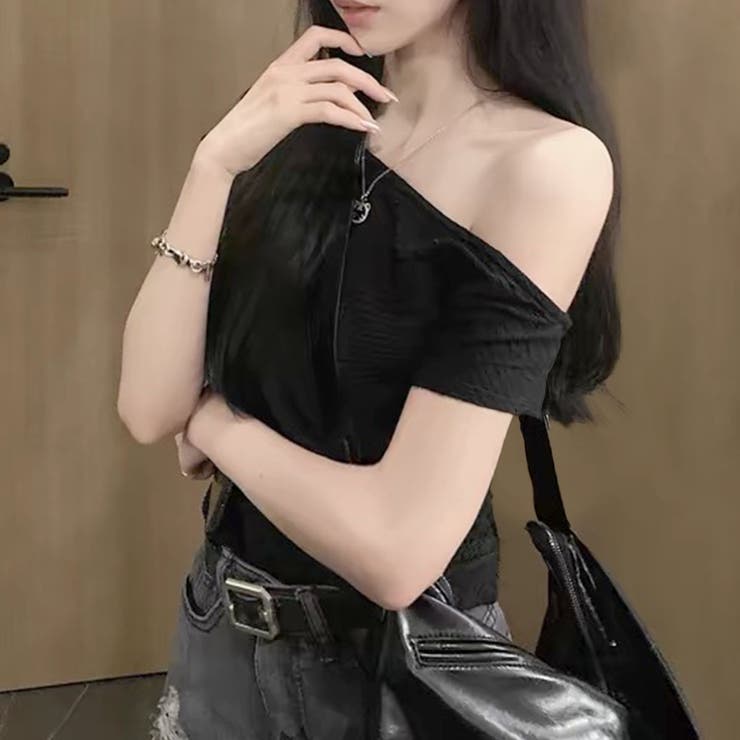 サイドシャーリングワッシャー半袖トップス | privatebeach | 詳細画像6