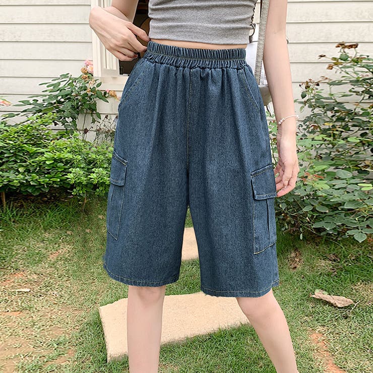 キルリモート　20ss カーゴハーフパンツ　デニム キルリモート 20ss カーゴハーフパンツ デニム