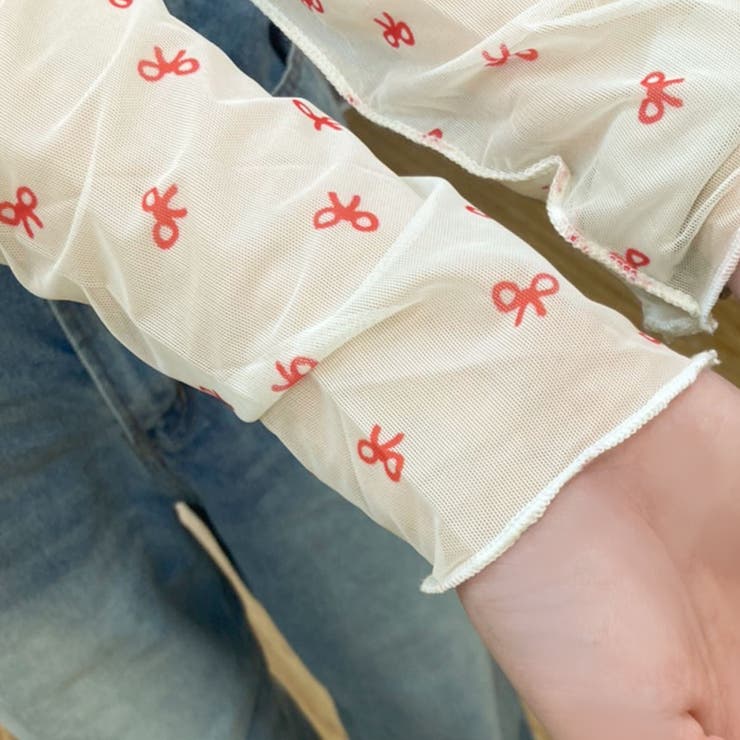 リボン柄シアーロンT | privatebeach | 詳細画像11 