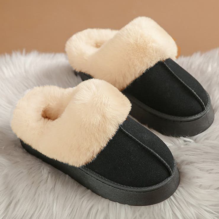 厚底フェイクムートン裏ボアスリッポンサンダル | privatebeach | 詳細画像15 