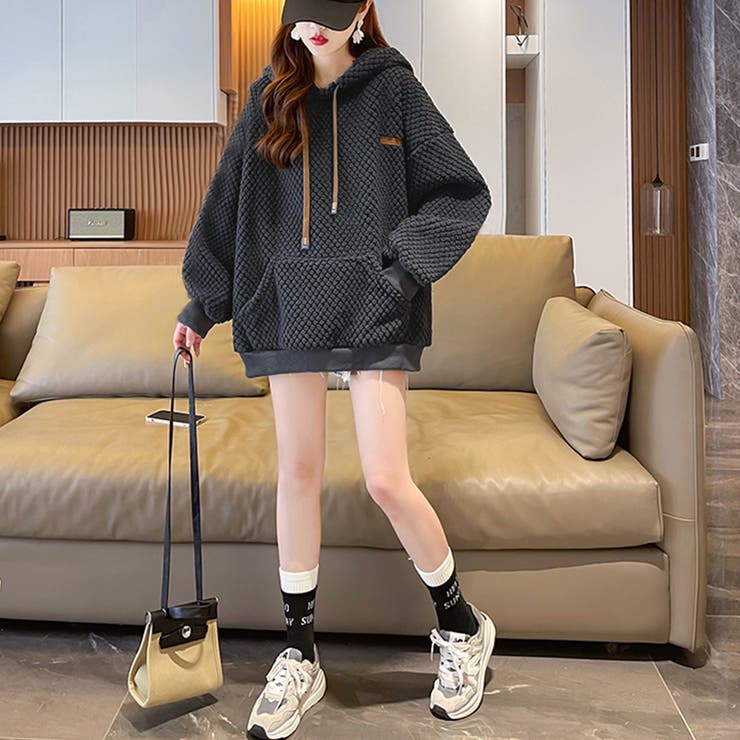 オーバーサイズボアパーカー[品番：PVBW0009241]｜privatebeach