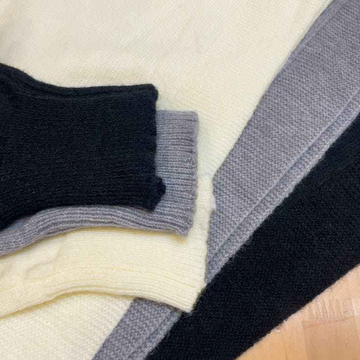 リボンレースアップオフショルダーニットトップス | privatebeach | 詳細画像16 