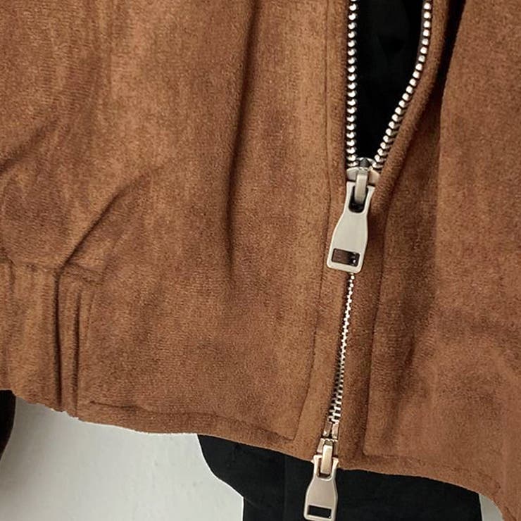 スエードタッチオーバーサイズブルゾン[品番：PVBW0009284