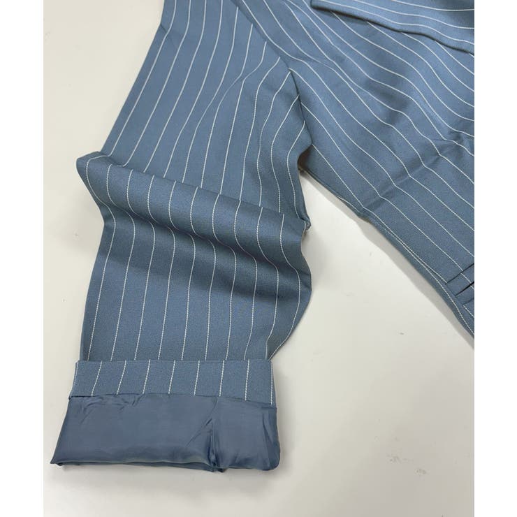 2点セットアップ ストライプ柄テーラードジャケット＆スカパン | privatebeach | 詳細画像14 