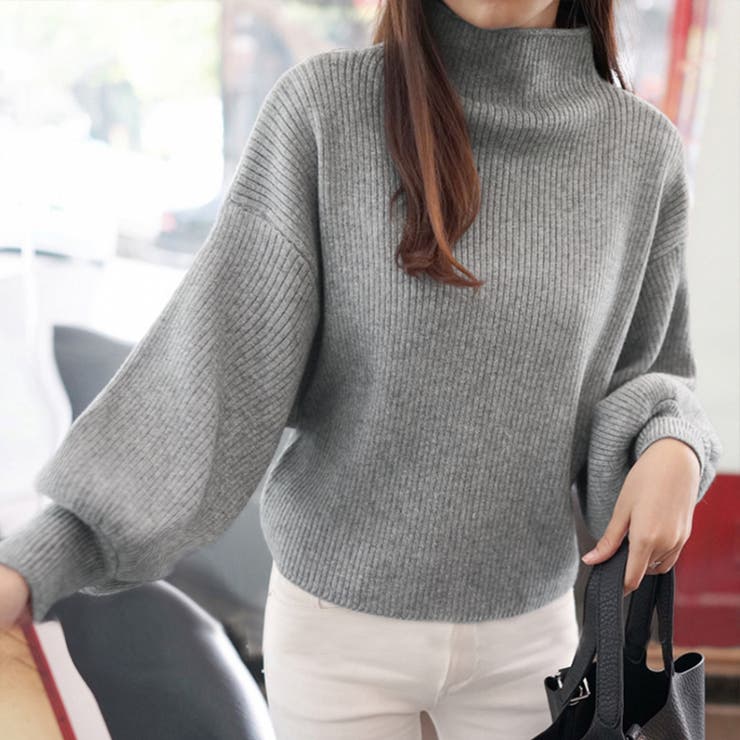 ボリュームスリーブニットトップス | privatebeach | 詳細画像1 