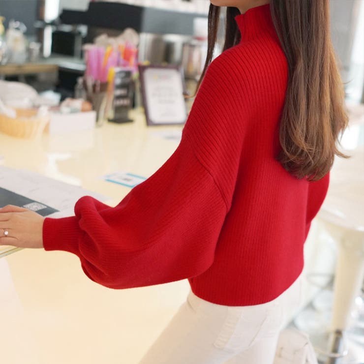 ボリュームスリーブニットトップス | privatebeach | 詳細画像14 