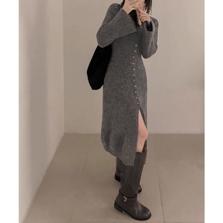 Vネックニットロングワンピース | privatebeach | 詳細画像7 