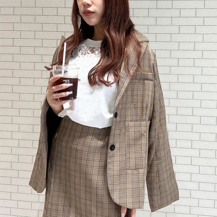 モチーフレース使いクルーネックTシャツ | privatebeach | 詳細画像21 