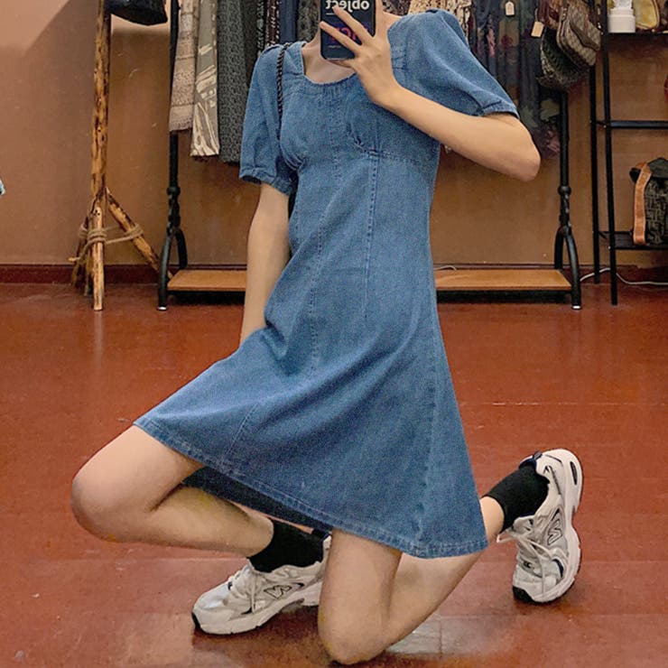 スクエアネックデニムワンピース 品番 Pvbw Privatebeach プライベートビーチ のレディースファッション通販 Shoplist ショップリスト