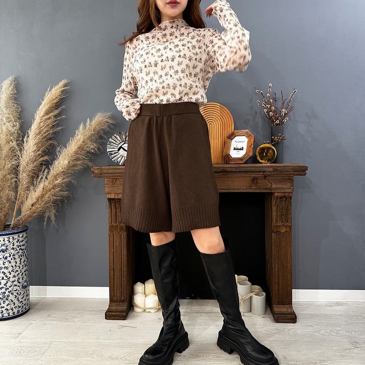 新品未使用misha and puff ニットショートパンツ ニットショートパンツ[品番：PVBW0008913]｜privatebeach