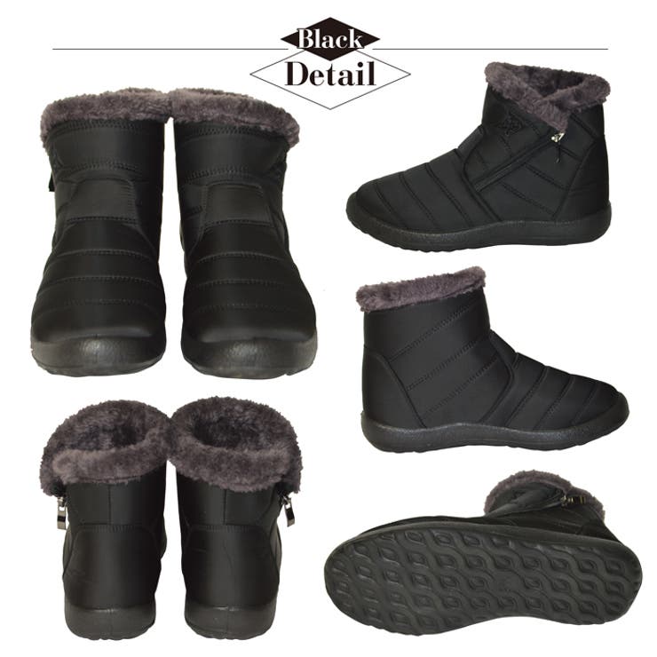 ミディアム丈 ジップボアブーツ レディース | PROVENCE | 詳細画像5 