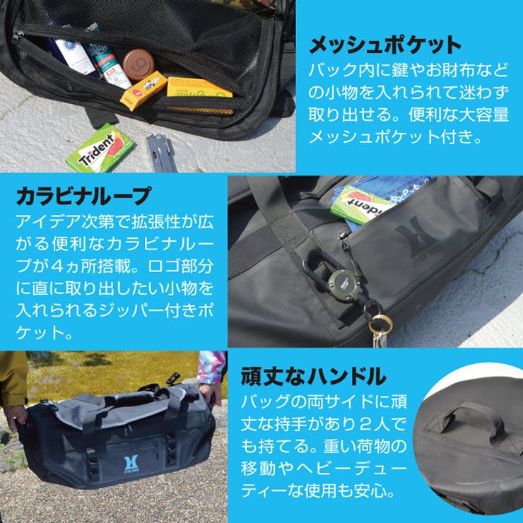 ポーター3way ボストンバック（M）カラビナ付き ポーター3way ボストンバック（M）カラビナ付き