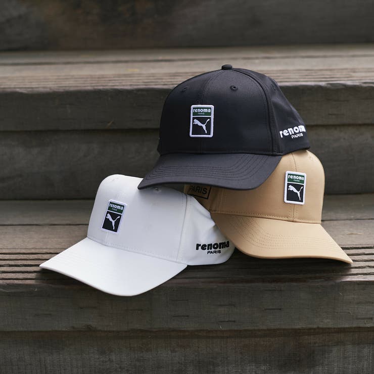 renoma Golfウェアセット　キャップ付き メンズ ゴルフ PUMA x renoma golf アイコンネーム キャップ