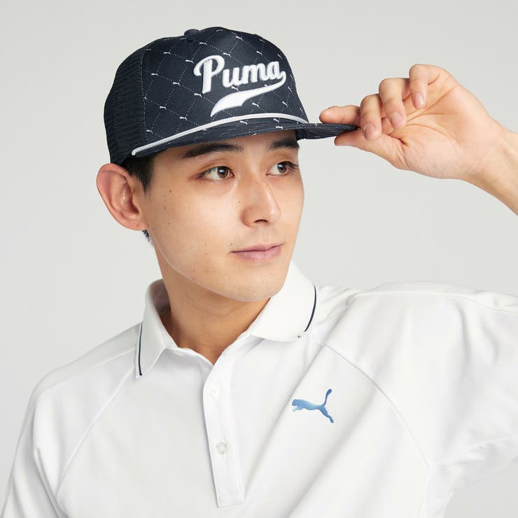 メンズ ゴルフ キャット アーガイル トラッカー キャップ | PUMA | 詳細画像1 