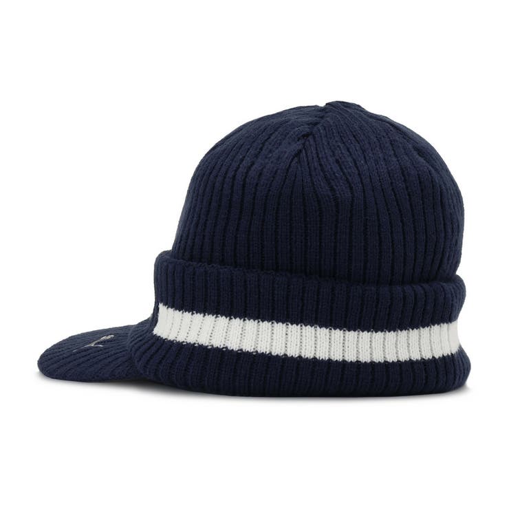 メンズ ゴルフ ベーシックロゴ ブリム ニットキャップ | PUMA | 詳細画像2 