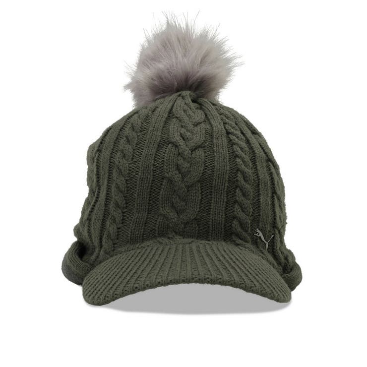 ウィメンズ ゴルフ メタルキャット ニットバイザー キャップ | PUMA | 詳細画像3 