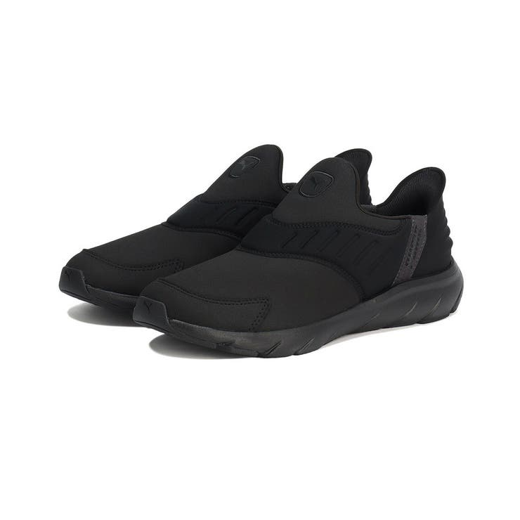 PUMA ブラック ウェアセット プーマ（PUMA）ジャージ 上下セット ジュニア ポリ ブラック
