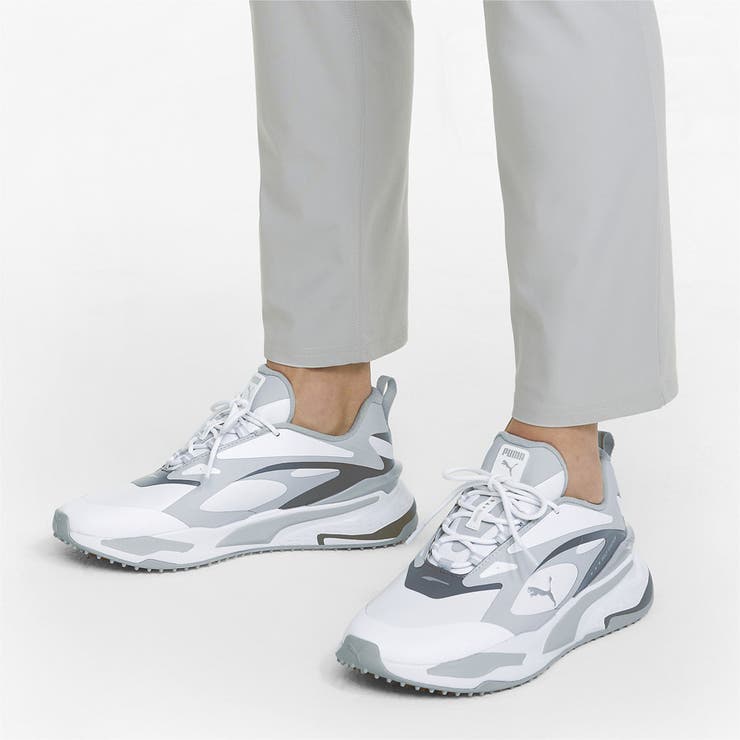PUMA - ゴルフ GS ファスト ラバーアウトソール スパイクレス シューズ PUMA プーマ メンズ ゴルフシューズ スパイクレス GOLF GS