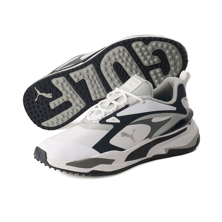 PUMA - ゴルフ GS ファスト ラバーアウトソール スパイクレス シューズ 大きいサイズ メンズ PUMA (プーマ) GS ファスト ラバーアウト