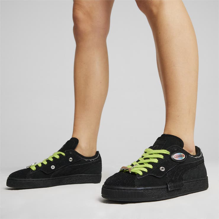 PUMA×xgirl コラボ スウェード スニーカー 美品 希少コラボ】X-girl x PUMA Wネーム スエードスニーカー (X-girl
