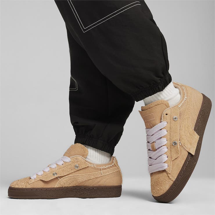 ウィメンズ PUMA x X-girl スウェード スニーカー[品番