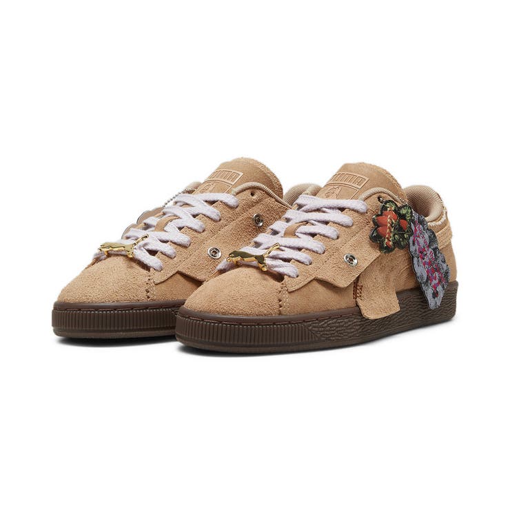 ウィメンズ PUMA x X-girl スウェード スニーカー[品番