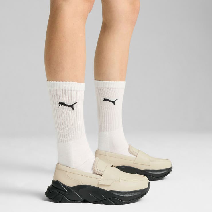 PUMA プーマ ウィメンズ ローファー黒 25cm