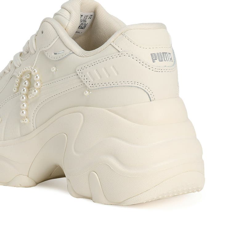 PUMA プーマ ウィメンズ パルサー ウェッジ パール レディース スニーカー PUMA PULSAR WEDGE WNS PEARL FROSTED IVORY-PUMA WHITE（プーマ