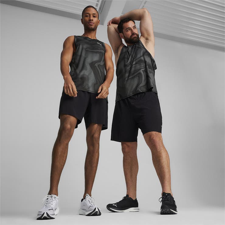 メンズ ランニング ラン フェイバリット AOP シングレット[品番 