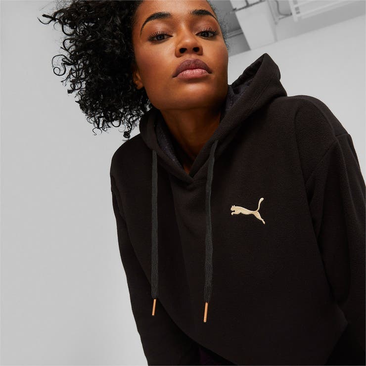 PUMA プーマ ウィメンズ トレーニング LOGO LOVE フーディー プーマブラック 524598 在庫一掃セール PUMA プーマ ウィメンズ トレーニング LOGO LOVE